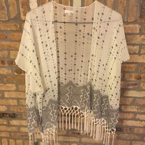 *SOLD* Garage Fringe Tassel Kimono Cardigan